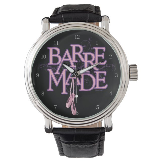 Barre Made (Dancer) Wrist Watch (Front)