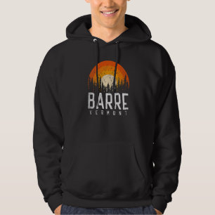 Barre Vermont V Vintage 70s 80s 90s Retro City Hoodie