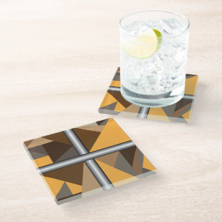 Barred Glass Coasters