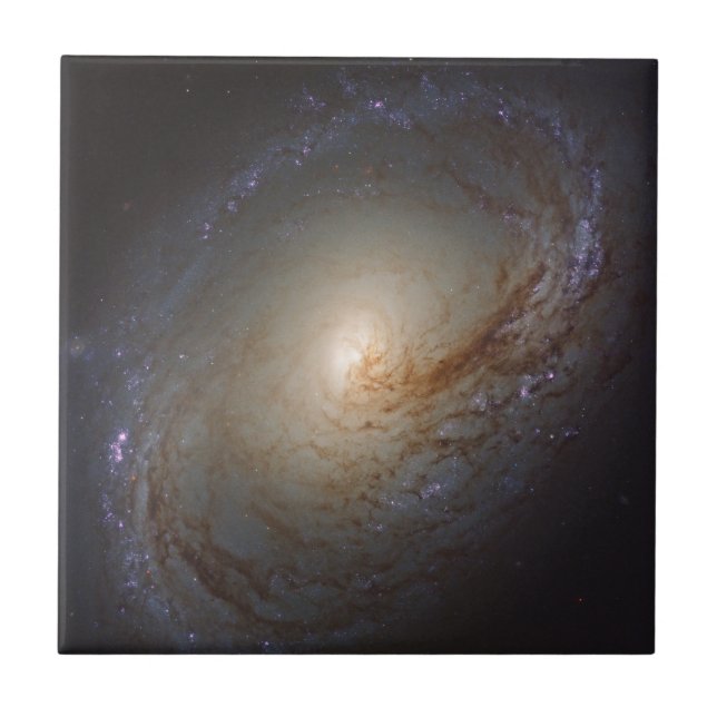 Barred Lenticular Galaxy Ngc 3368 Ceramic Tile (Front)