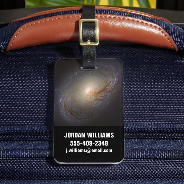 Barred Lenticular Galaxy Ngc 3368 Luggage Tag (Front Insitu 2)