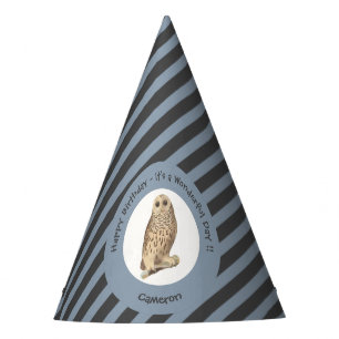 Barred Owl - Birthday or Other Party Themed Event Hat