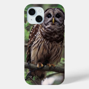 Barred Owl iPhone 15 Case