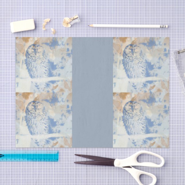Barred Owl edit Tissue Paper (Craft)