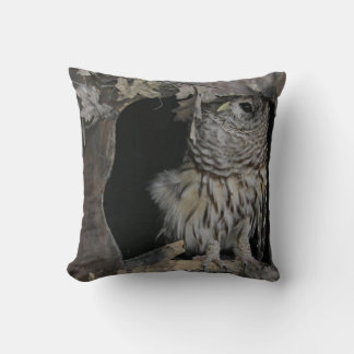 Barred Owl - Here's Looking at You! Cushion
