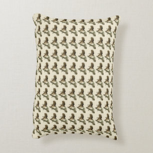 Barred Owl, John James Audubon's Birds of America Decorative Cushion
