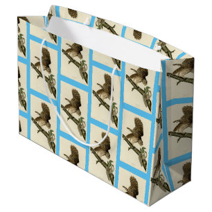 Barred Owl, John James Audubon's Birds of America Large Gift Bag