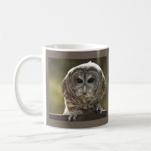 Barred Owl Mug (Left)
