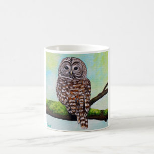 Barred Owl Painting Coffee Mug