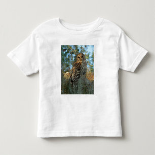 Barred Owl roosting in some Spanish Moss Toddler T-Shirt