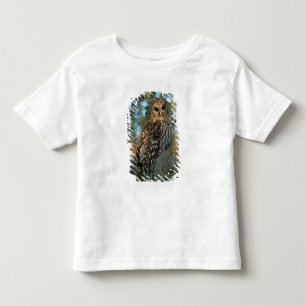 Barred Owl roosting in some Spanish Moss Toddler T-Shirt