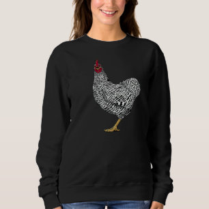 Barred Rock Chicken Sweatshirt