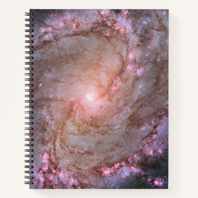 Barred Spiral Galaxy Messier 83. Notebook (Front)