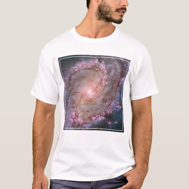 Barred Spiral Galaxy Messier 83. T-Shirt (Front)