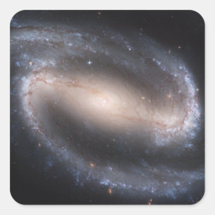 Barred Spiral Galaxy NGC 1300 Square Sticker