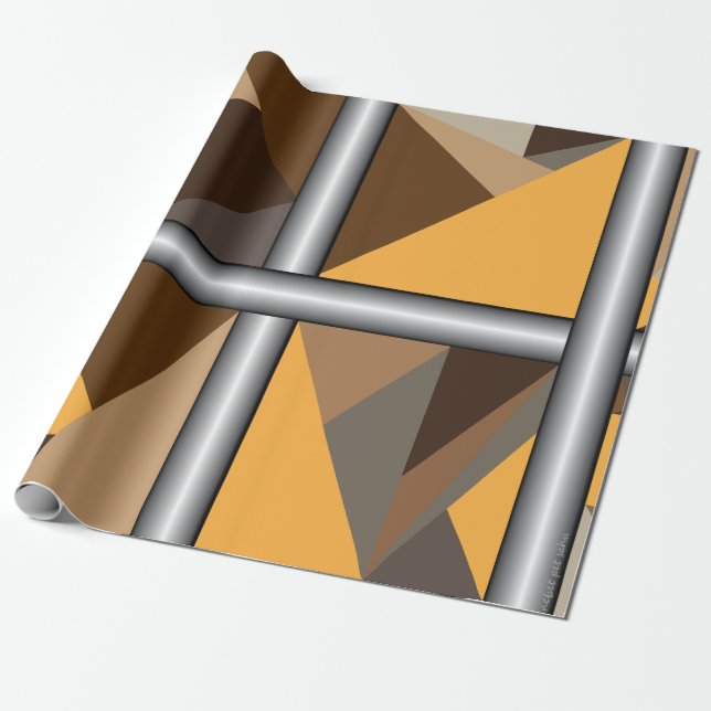 Barred Wrapping Paper (Unrolled)