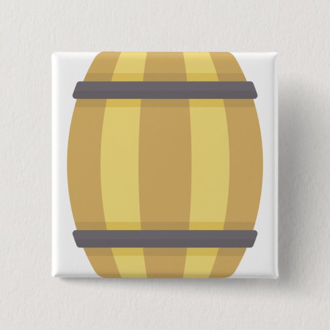 Barrel 15 Cm Square Badge (Front)