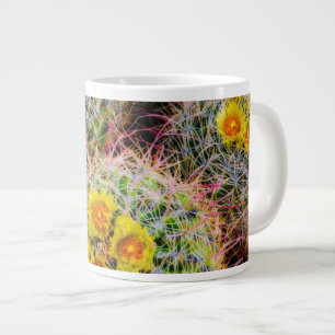 Barrel cactus close up, California Large Coffee Mug