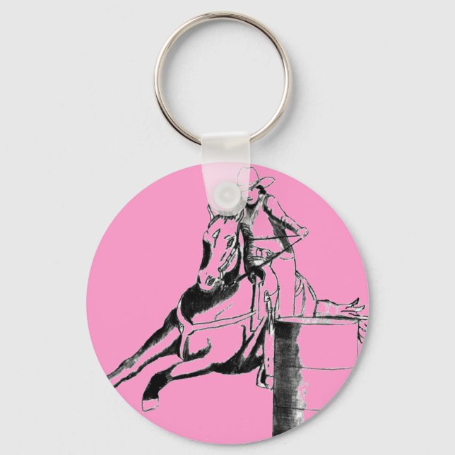 Barrel Racer 100 Key Ring (Front)