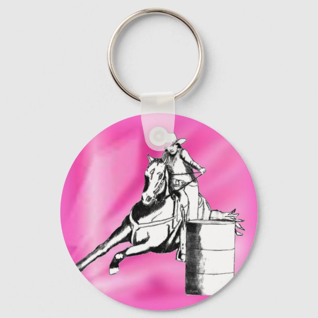 Barrel Racer 103 Key Ring (Front)
