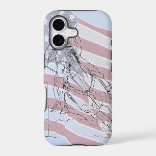 Barrel Racer (American Flag)