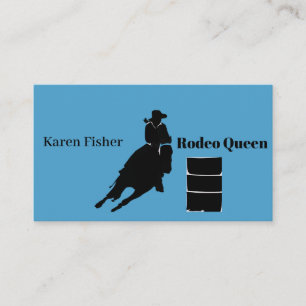 Barrel Racer Business Card