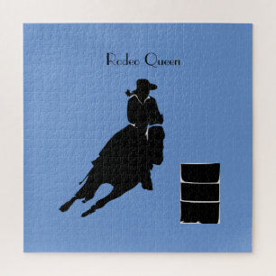 Barrel Racer Jigsaw Puzzle