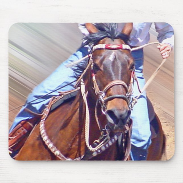 Barrel Racer Mouse Pad (Front)