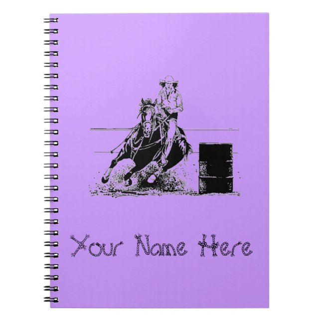 Barrel Racer Notebook (Front)