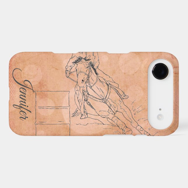 Barrel Racer Orange Circles) Case-Mate iPhone Case (Back (Horizontal))