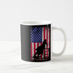 Barrel Racing 4th July Independence Day Patriotic Coffee Mug