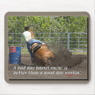 Barrel Racing - BR V Work Mouse Pad