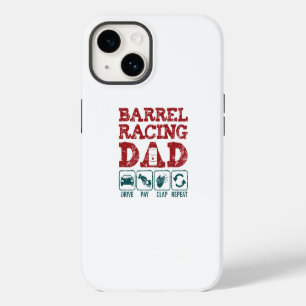 Barrel Racing Dad Drive Pay Clap Repeat iPhone 14 Case