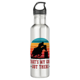 Barrel Racing Dad Mum That's My Girl 710 Ml Water Bottle