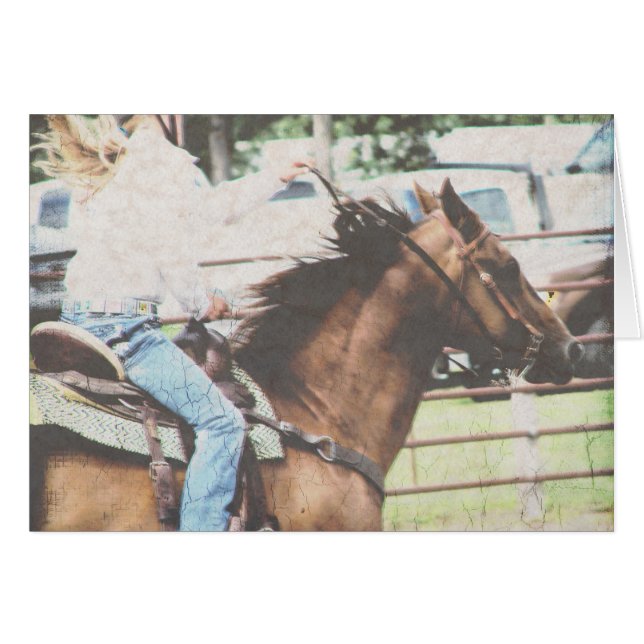 Barrel Racing Horse (Front Horizontal)