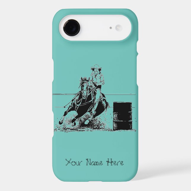 Barrel Racing Horse Case-Mate iPhone Case (Back)
