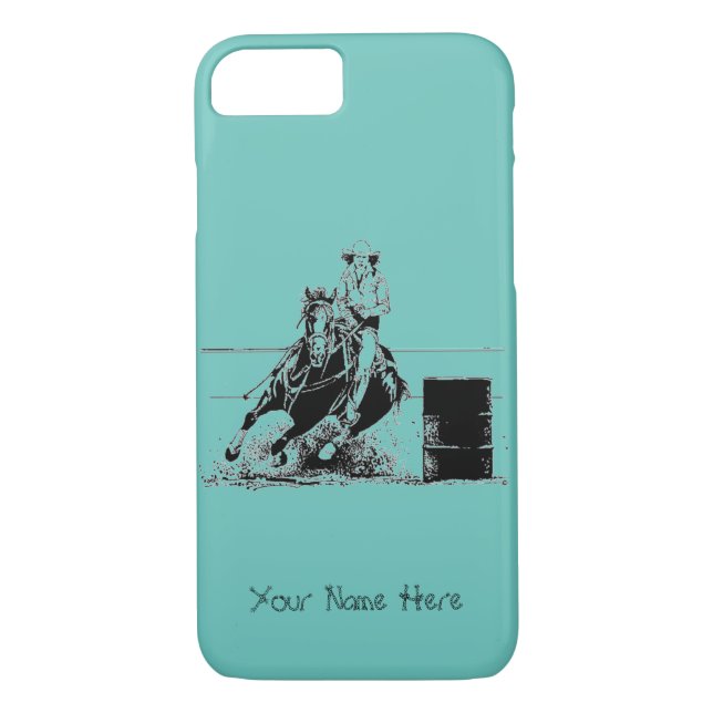 Barrel Racing Horse Case-Mate iPhone Case (Back)