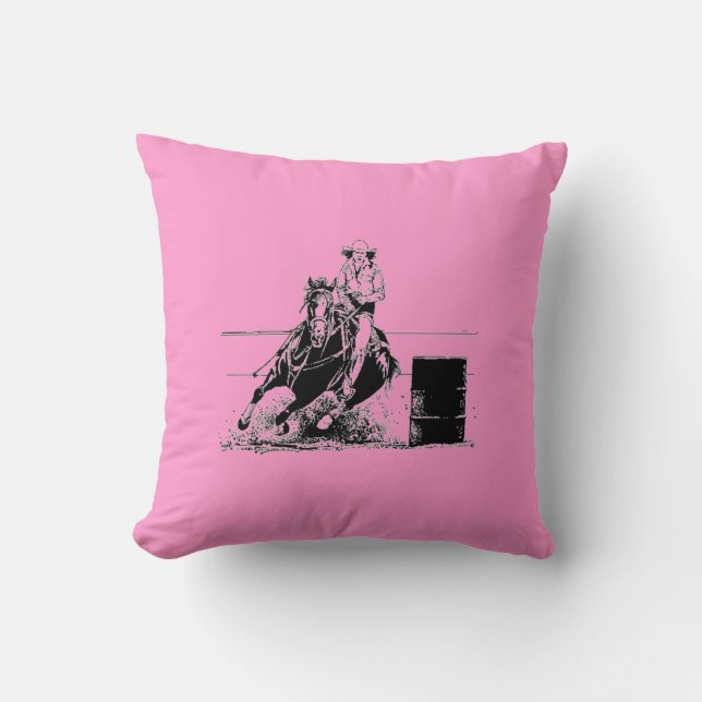 Barrel Racing Horse Cushion (Front)