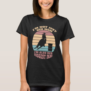 Barrel Racing Horse Vintage Retro Mum Cowgirl Hors T-Shirt