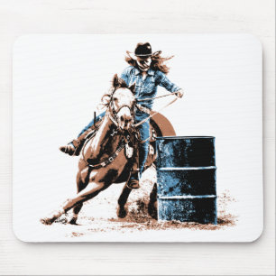 Barrel Racing Mouse Pad