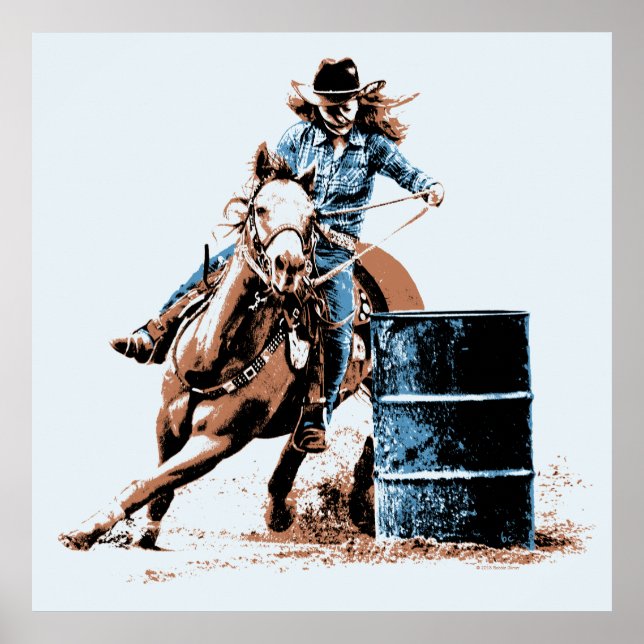 Barrel Racing Poster (Front)