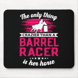 Barrel Racing Roping Horseback Riding Horse Rodeo Mouse Pad