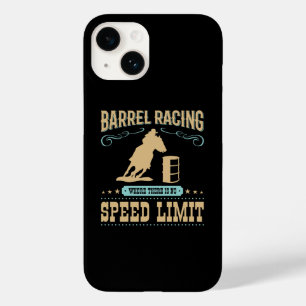 Barrel Racing Where There Is No Speed Limit Case-Mate iPhone 14 Case