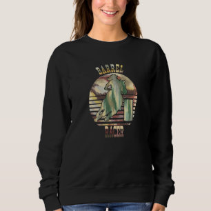Barrel Racing with Earth Tone Colors Sweatshirt