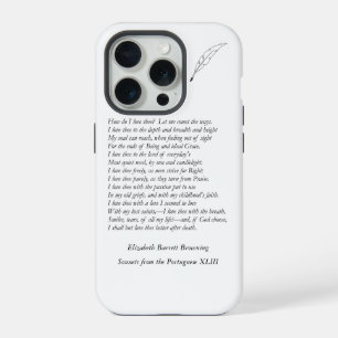 Barrett Browning - Sonnets from the Portuguese 43 iPhone 15 Pro Case