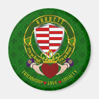 Barrett Irish Shield & Claddagh