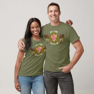 Barrett Irish Shield & Griffins Personalised  T-Shirt