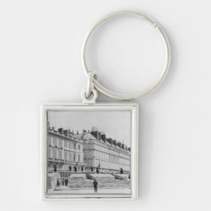 Barricade during the Commune of Paris Key Ring