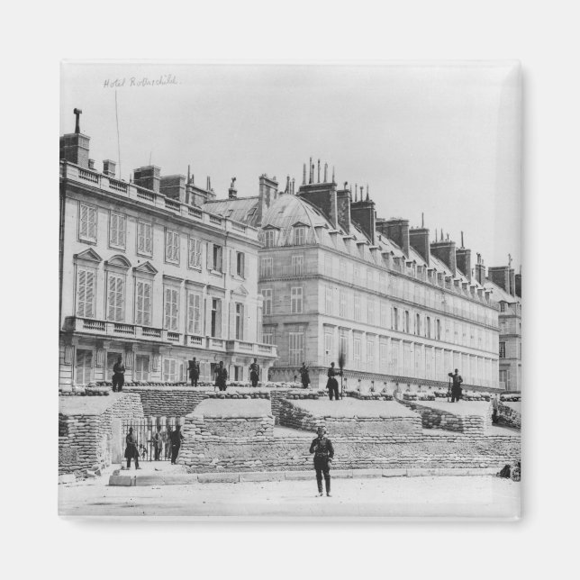 Barricade during the Commune of Paris Magnet (Front)