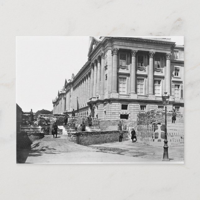 Barricade during the Commune of Paris Postcard (Front)